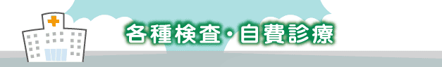 各種検査・自費診療